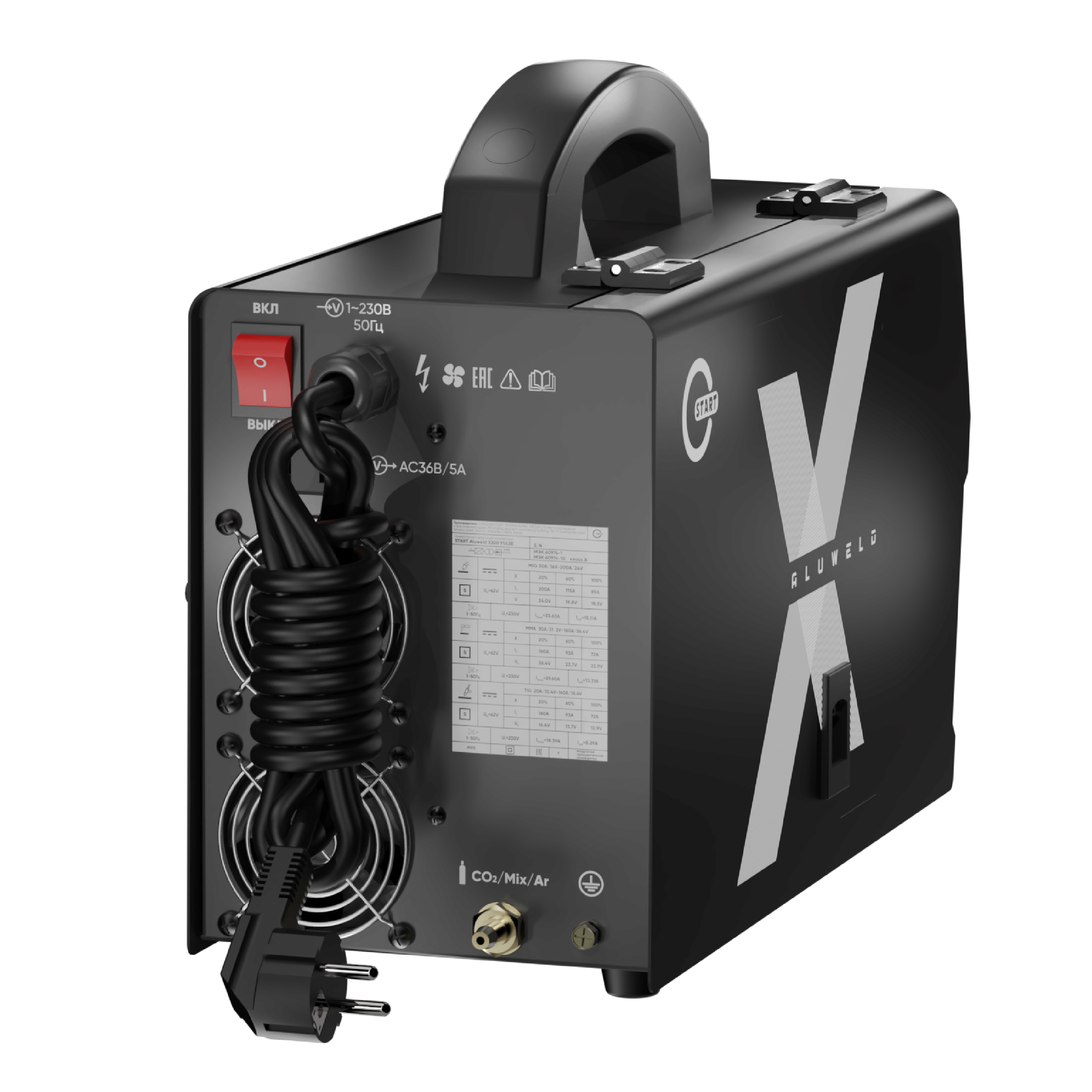 START ALUWELD X200 PULSE Сварочный полуавтомат 2ST200XP — изображение 3